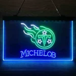 Tennessee Titans Neon Sign Michelob 3 Color 1