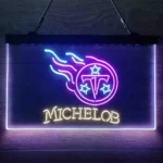 Tennessee Titans Neon Sign Michelob 3 Color 1