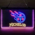 Tennessee Titans Neon Sign Michelob 3 Color 1