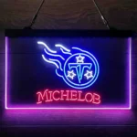 Tennessee Titans Neon Sign Michelob 3 Color 1