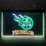 Tennessee Titans Neon Sign Michelob 3 Color 1