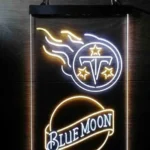 Tennessee Titans Neon Sign Navy Moon Est 1960 1