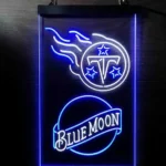 Tennessee Titans Neon Sign Navy Moon Est 1960 1