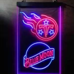 Tennessee Titans Neon Sign Navy Moon Est 1960 1