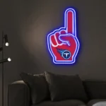 Tennessee Titans Neon Sign Nfl Foam Finger 1