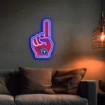 Tennessee Titans Neon Sign Nfl Foam Finger 1