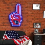 Tennessee Titans Neon Sign Nfl Foam Finger 1