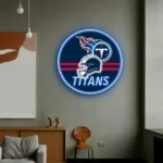 Tennessee Titans Neon Sign Nfl Helmet Acrylic 1
