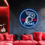 Tennessee Titans Neon Sign Nfl Helmet Acrylic 1