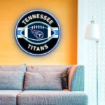 Tennessee Titans Neon Sign Rugby Acrylic 1
