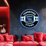 Tennessee Titans Neon Sign Rugby Acrylic 1