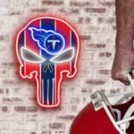 Tennessee Titans Neon Sign The Punisher 1