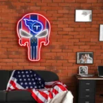 Tennessee Titans Neon Sign The Punisher 1