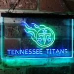 Tennessee Titans Neon Sign Titans Star Flame 1