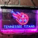 Tennessee Titans Neon Sign Titans Star Flame 1