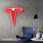 Tesla Neon Sign Logo 1