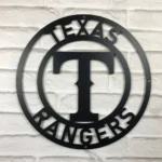 Texas Rangers Metal Sign Mlb 1