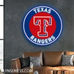 Texas Rangers Neon Sign Mlb 1