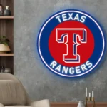 Texas Rangers Neon Sign Mlb 1