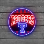 Texas Rangers Neon Sign Retro Acrylic 1