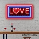 Texas Rangers Neon Sign Romance Sign 1