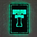 Texas Tech Red Raiders Metal Sign Block Letter T 1