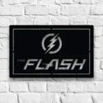 The Flash Metal Sign Lightning Bolt 1