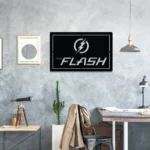 The Flash Metal Sign Lightning Bolt 1
