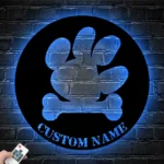 Tiger Metal Sign Custom Paw 1