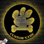 Tiger Metal Sign Custom Paw 1