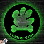 Tiger Metal Sign Custom Paw 1