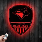 Toronto Blue Jays Metal Sign Shield Shape 1