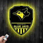 Toronto Blue Jays Metal Sign Shield Shape 1