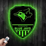 Toronto Blue Jays Metal Sign Shield Shape 1