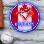 Toronto Blue Jays Neon Sign Canada Flag Acrylic 1