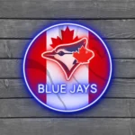 Toronto Blue Jays Neon Sign Canada Flag Acrylic 1