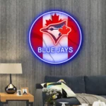 Toronto Blue Jays Neon Sign Canada Flag Acrylic 1