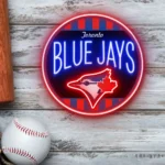 Toronto Blue Jays Neon Sign Retro Acrylic 1