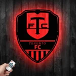 Toronto Fc Metal Sign Shield Shape 1