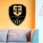 Toronto Fc Metal Sign Shield Shape 1