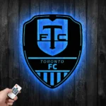 Toronto Fc Metal Sign Shield Shape 1