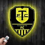 Toronto Fc Metal Sign Shield Shape 1