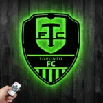 Toronto Fc Metal Sign Shield Shape 1