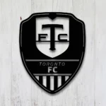 Toronto Fc Metal Sign Shield Shape 1