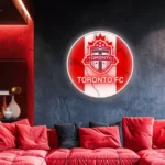 Toronto Fc Neon Sign Canada Flag Acrylic 1