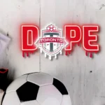 Toronto Fc Neon Sign Dripping Dope 1