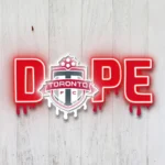 Toronto Fc Neon Sign Dripping Dope 1