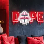 Toronto Fc Neon Sign Dripping Dope 1