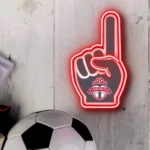 Toronto Fc Neon Sign Mls Foam Finger 1