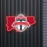 Toronto Fc Neon Sign Toronto State Map 1